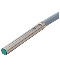Pepperl&plus;Fuchs Inductive Proximity Stainless Steel Barrel Sensor; 4mm; Embeddable; 10-30VDC; NO; NPN; 0.3m Potted Cable w/ M8 Connector